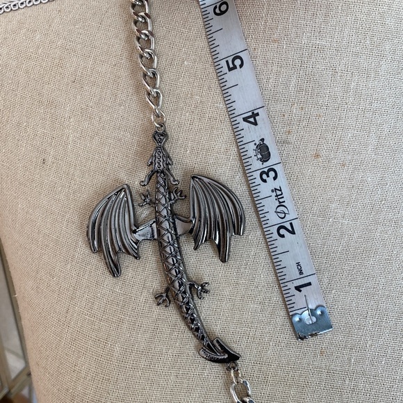 Gun Metal Dragon Pendant - Picture 5 of 5